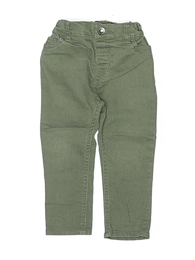 Pre-owned H&m Babies' Cargo Pants In Green