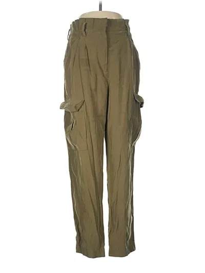 Pre-owned H&m Cargo Pants In Green