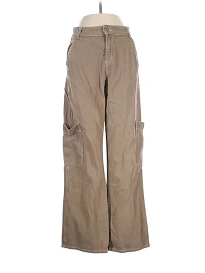 Pre-owned H&m Cargo Pants In Tan
