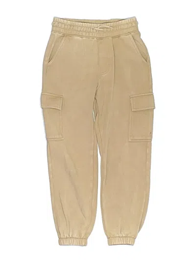Pre-owned H&m Kids' Cargo Pants In Tan