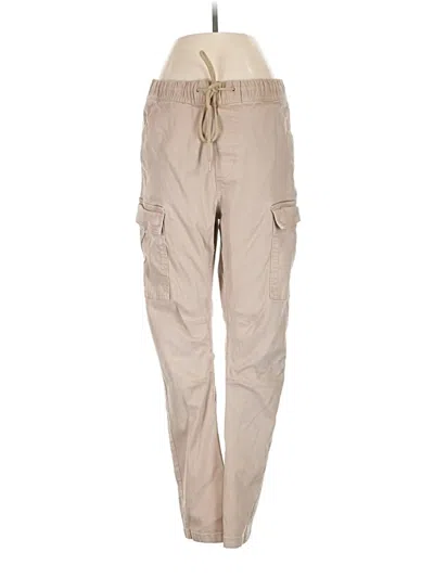 Pre-owned H&m Cargo Pants In Tan