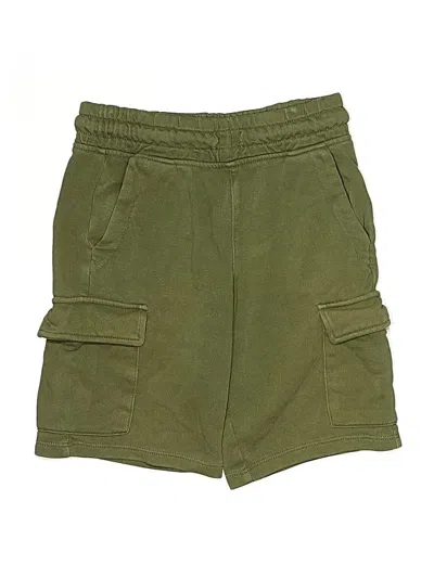 Pre-owned H&m Kids' Cargo Shorts In Green