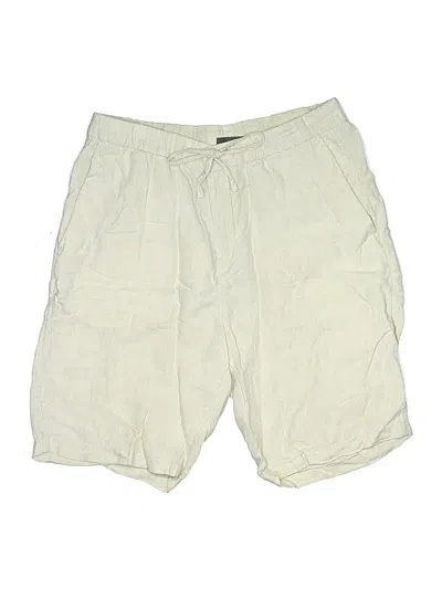 Pre-owned H&m Cargo Shorts In Ivory