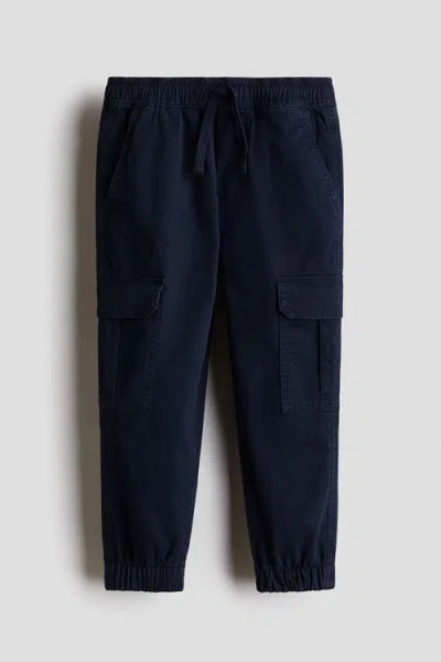 H&m Kids'  Cargo Trousers In Blue