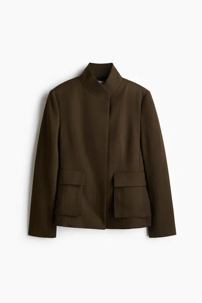 H&m Cargo-style Jacket In Brown
