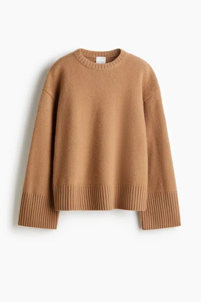 H&m Cashmere-blend Sweater In Orange