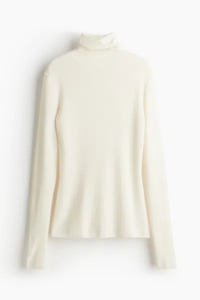 H&m Cashmere-blend Turtleneck Sweater In Multi