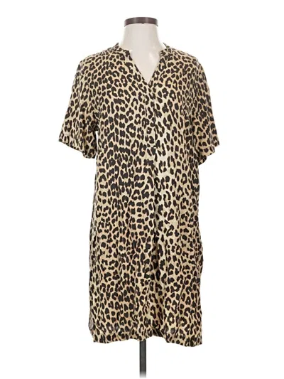 H&m Casual Dress In Animal Print