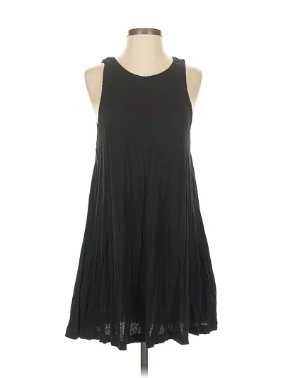 Pre-owned H&m Casual Dress In Black
