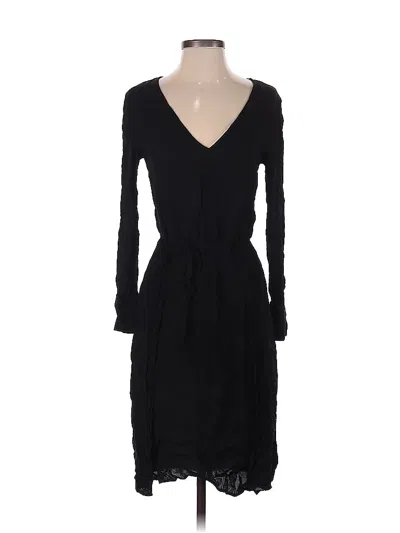 Pre-owned H&m Casual Dress In Black