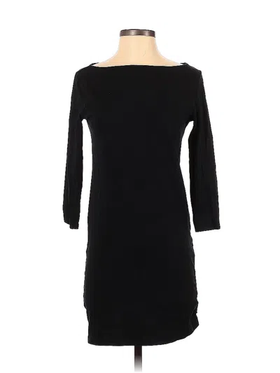 Pre-owned H&m Casual Dress In Black
