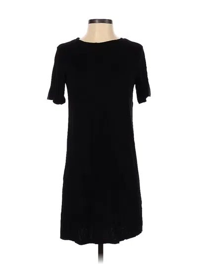 Pre-owned H&m Casual Dress In Black