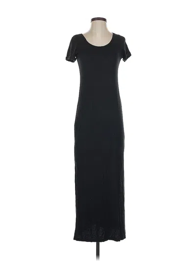 Pre-owned H&m Casual Dress In Black