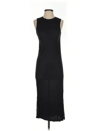 Pre-owned H&m Casual Dress In Black