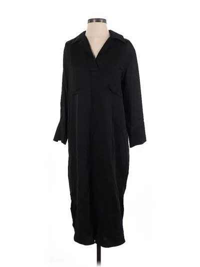 Pre-owned H&m Casual Dress In Black