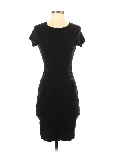 Pre-owned H&m Casual Dress In Black