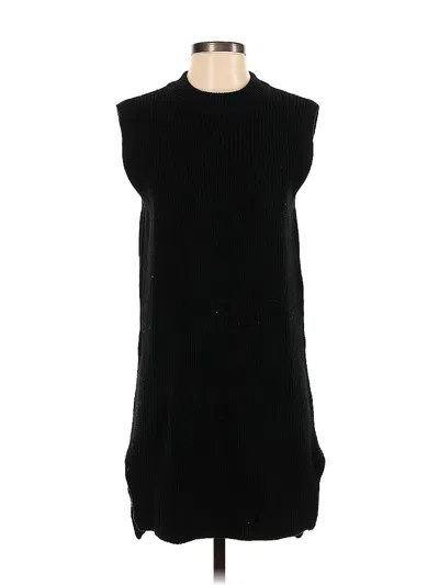 Pre-owned H&m Casual Dress In Black