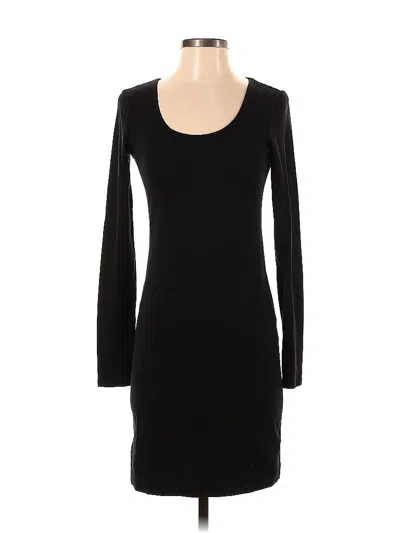 Pre-owned H&m Casual Dress In Black