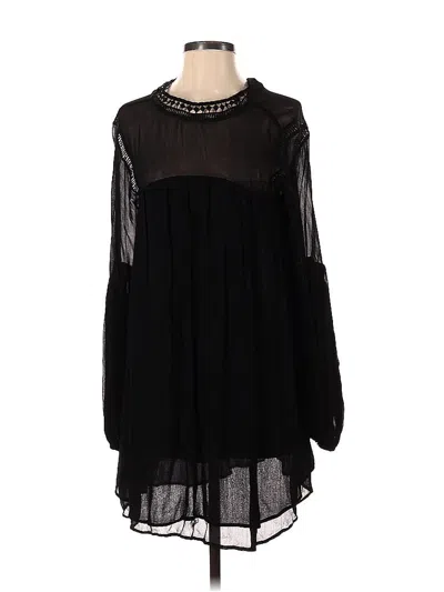 Pre-owned H&m Casual Dress In Black