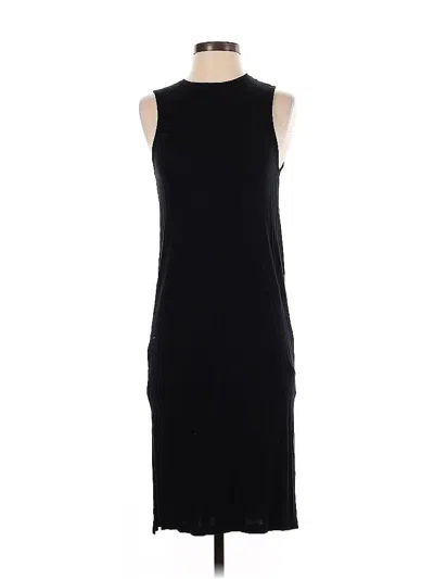 Pre-owned H&m Casual Dress In Black