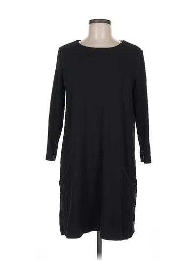 Pre-owned H&m Casual Dress In Black