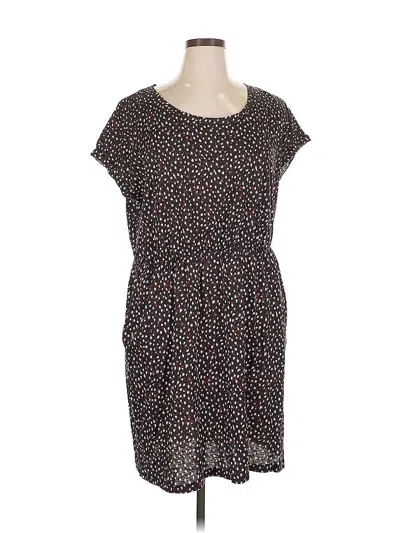 Pre-owned H&m Casual Dress In Black