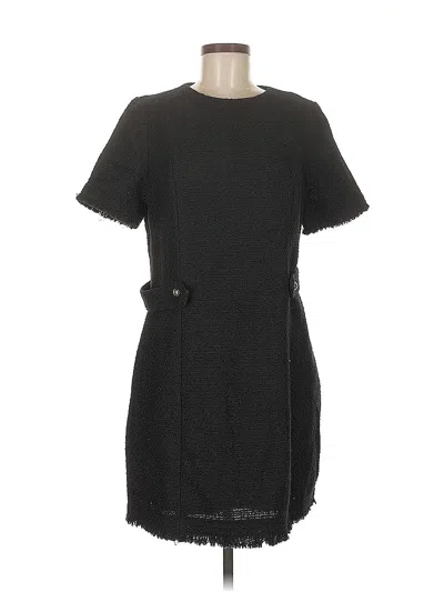 Pre-owned H&m Casual Dress In Black