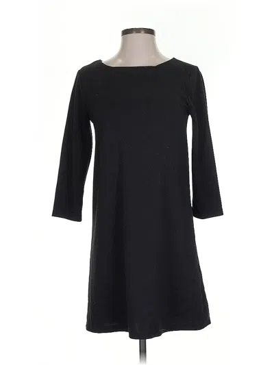 Pre-owned H&m Casual Dress In Black
