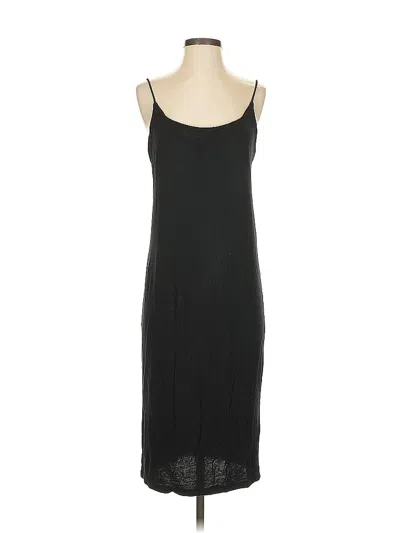Pre-owned H&m Casual Dress In Black