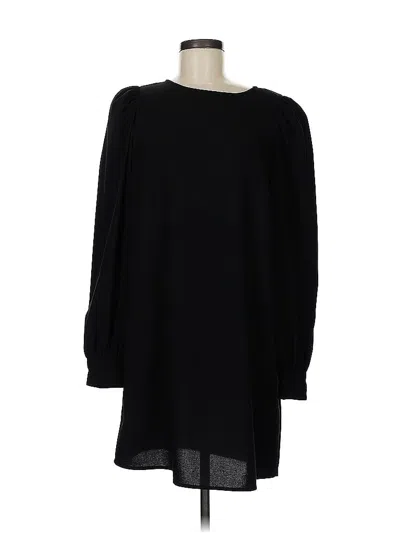 Pre-owned H&m Casual Dress In Black