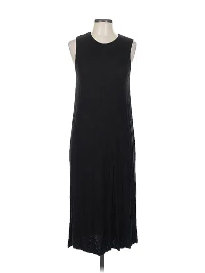 Pre-owned H&m Casual Dress In Black