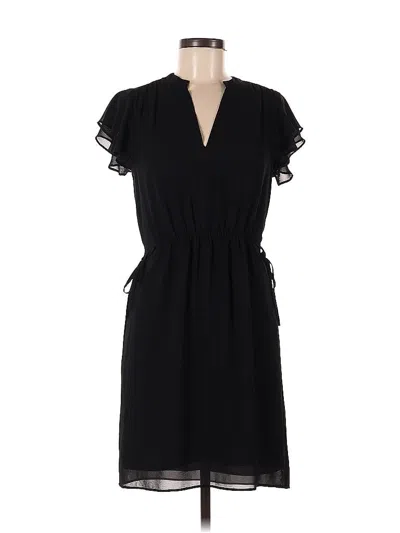 Pre-owned H&m Casual Dress In Black