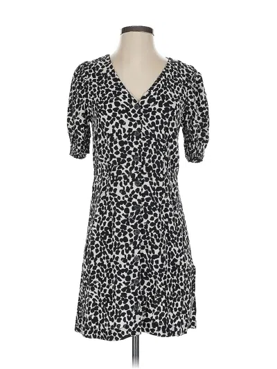 Pre-owned H&m Casual Dress In Black