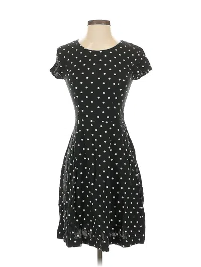 Pre-owned H&m Casual Dress In Black