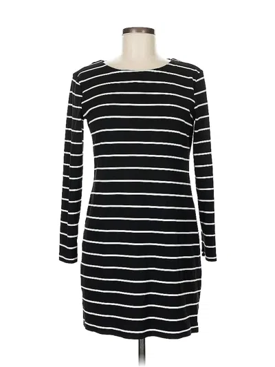 Pre-owned H&m Casual Dress In Black