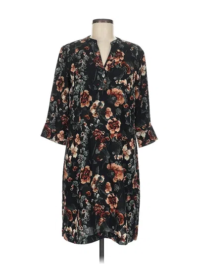 Pre-owned H&m Casual Dress In Black