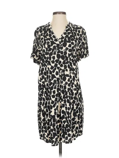 Pre-owned H&m Casual Dress In Black