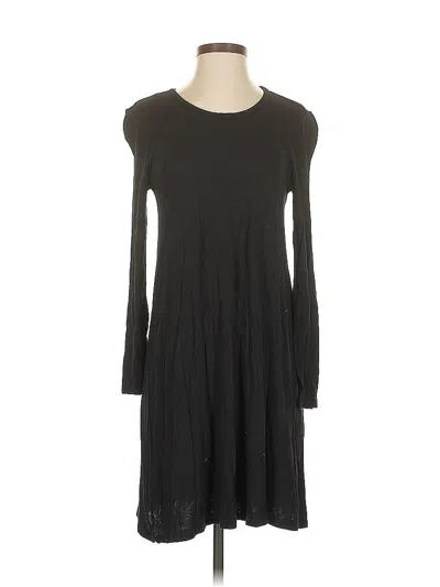 Pre-owned H&m Casual Dress In Black
