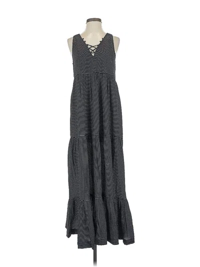 Pre-owned H&m Casual Dress In Black