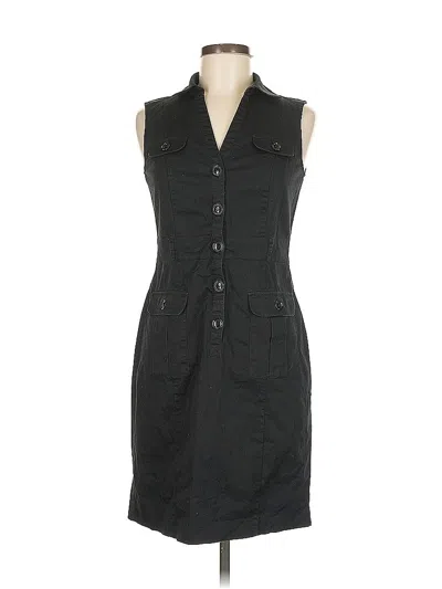 Pre-owned H&m Casual Dress In Black