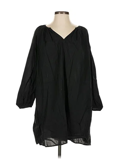 Pre-owned H&m Casual Dress In Black
