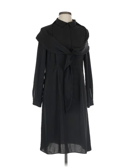 Pre-owned H&m Casual Dress In Black