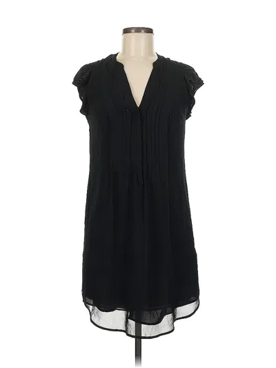 Pre-owned H&m Casual Dress In Black
