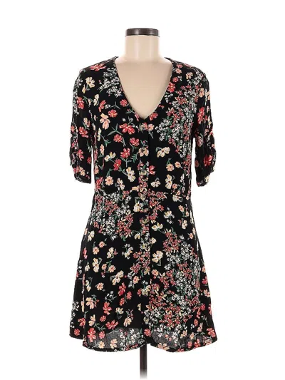 Pre-owned H&m Casual Dress In Black