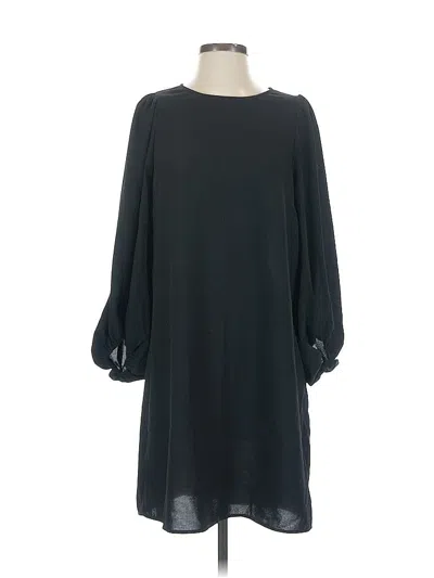 Pre-owned H&m Casual Dress In Black