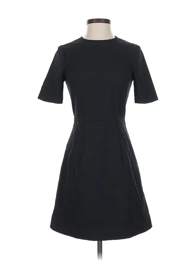 Pre-owned H&m Casual Dress In Black