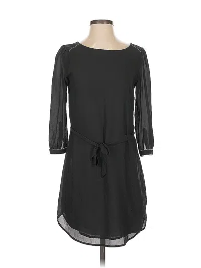 Pre-owned H&m Casual Dress In Black
