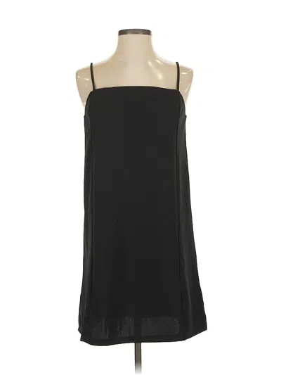 Pre-owned H&m Casual Dress In Black