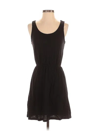 Pre-owned H&m Casual Dress In Black