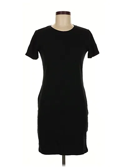 Pre-owned H&m Casual Dress In Black